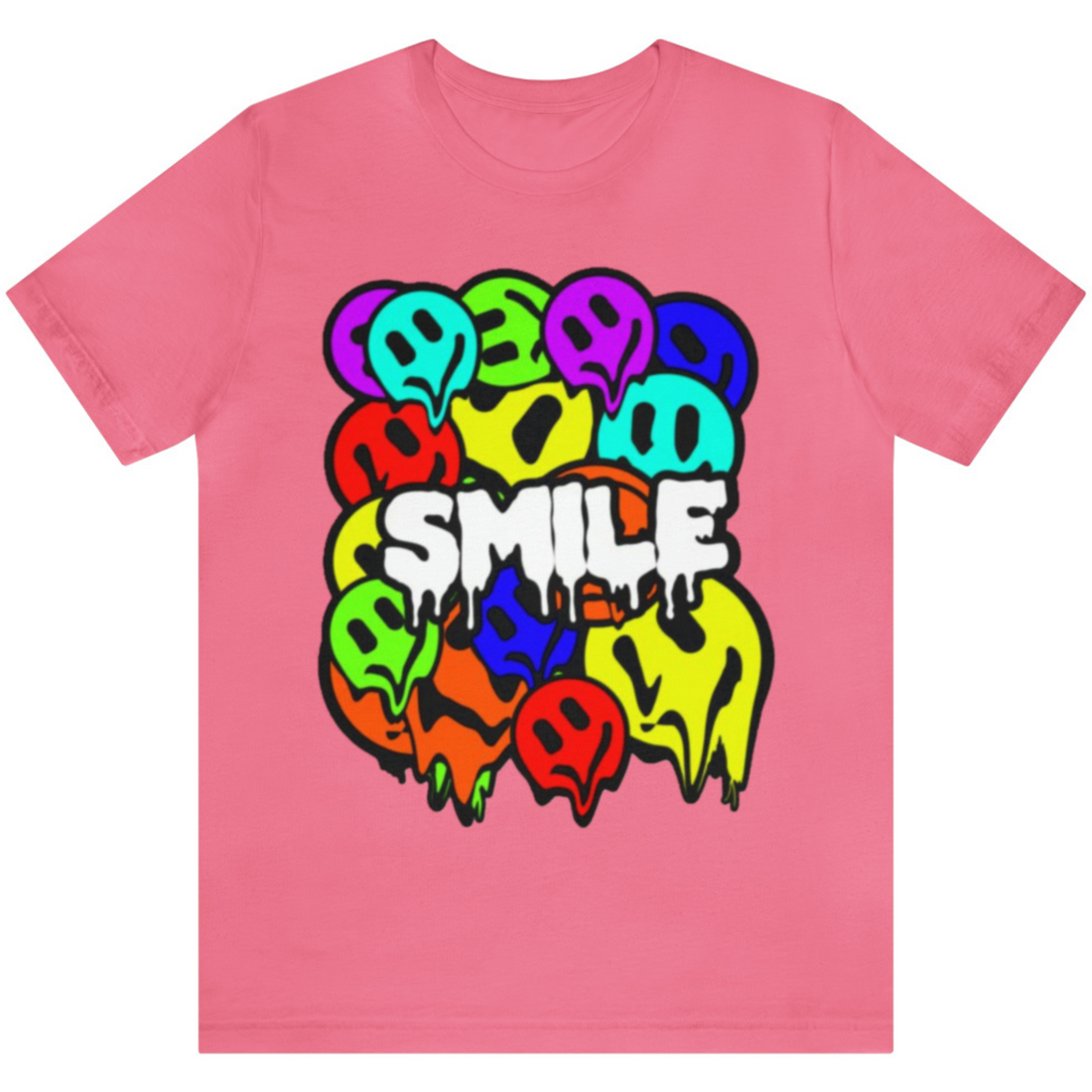 Smile t-shirt 100% Airlume cotton